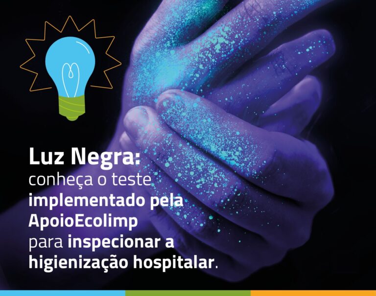 Luz Negra O Teste Da Apoio Para Inspecionar A Higieniza O Hospitalar